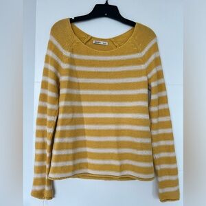 Old Navy Yellow Striped Sweater